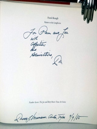 Frank Reaugh; Painter to the Longhorns (Inscribed to Pam and Lee Marvin,