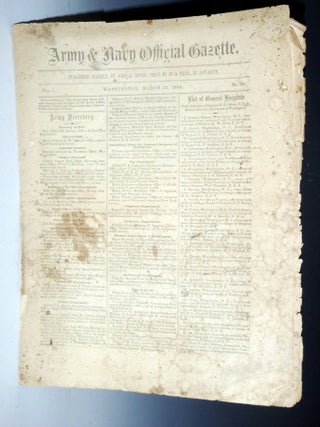 Army & Navy Official Gazette. Vol. I, No. 28 (March 22, 1864)