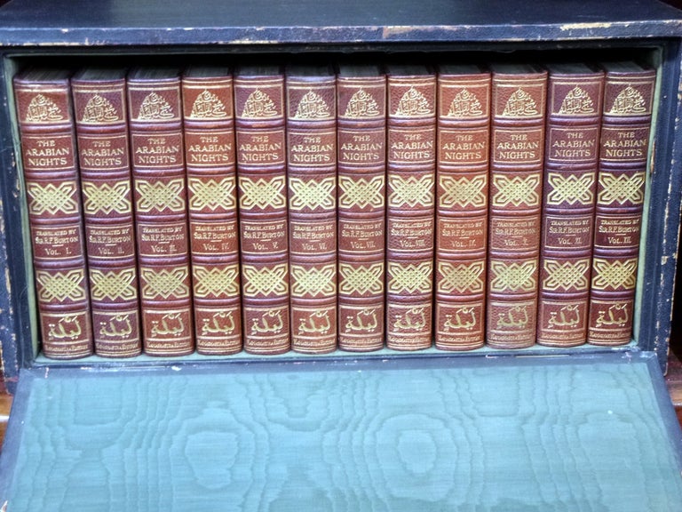 Item #027413 The Book of the Thousand Nights and a Night (Kamashastra ed), 12 volumes in Original Casket Case with the Key (The Kamashastra Edition). Richard F. Burton, Sir.