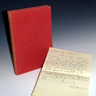 Item #027429 A Bravery of Earth (by the Author with a Letter to Mrs. Ogden Reid). Richard Eberhart