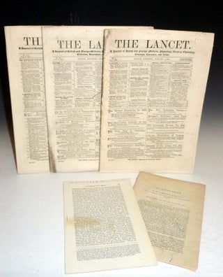 Item #027476 5 Individual Papers (3 of The Lancet and 2 Off-prints). William Fergusson, First...