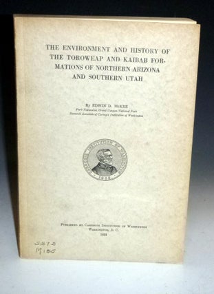Item #027487 The Environment and History of the Toroweap and Kaibab Formations of Northern...