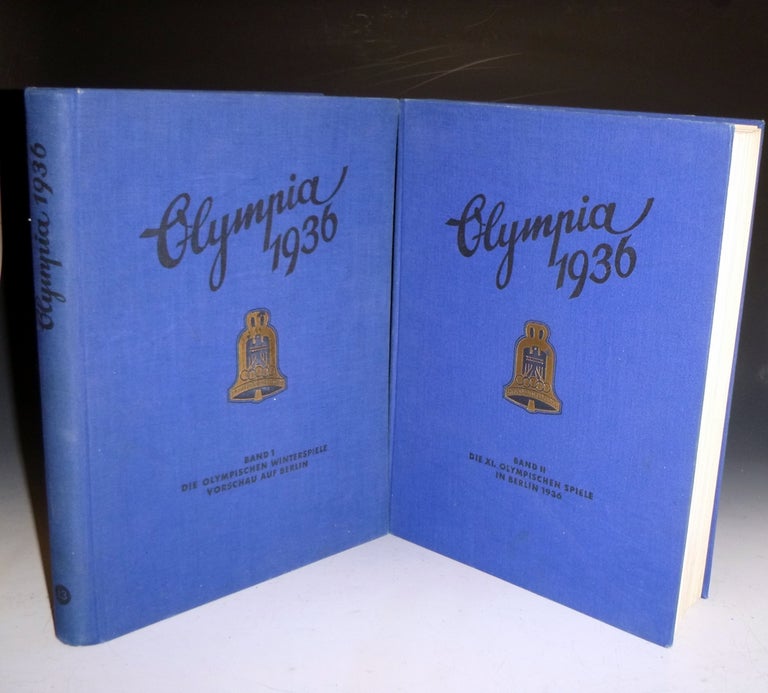 Item #027986 Die Olympischen Spiele 1936 in Berlin and Garmisch-Partenkirchen (2 Volume set). Walter Richter.