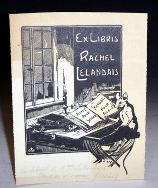 Item #027995 Ex-Libris Rachel Lelandais. Georges Demeufve