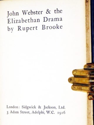 John Webster & the Elizabethan Drama