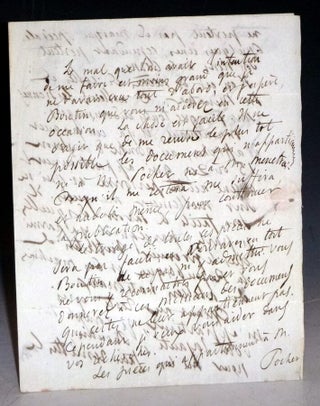 Item #028120 3 Page Autographed Letter Signed to M. Boutin. Alfred Dewar to M. Boutin