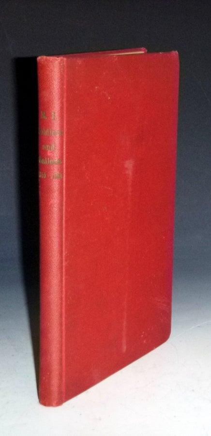 Item #028210 A List of Rhode Island Soldiers & Sailors in the Old French and Indian War, 1755-1762. Howard M. Chapin.