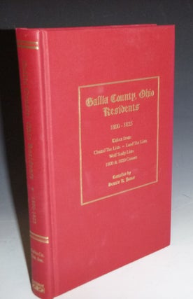 Item #028255 Gallia County, Ohio Residents, 1800-1825; Taken from Chattel Tax Lists--Land Tax...
