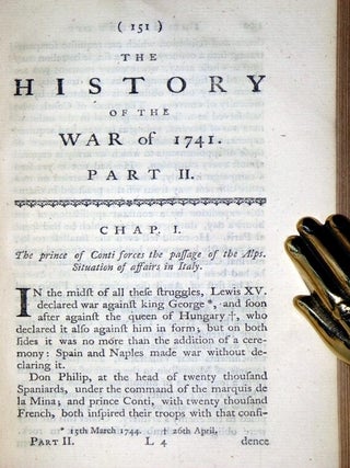 The History of the War of Seventeen Hundred and Forty One, the Second Edition