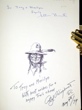 Brand Book Number One, the San Diego Corral (Inscribed by Wieghorst with an Original Ink Drawing of an Indian).