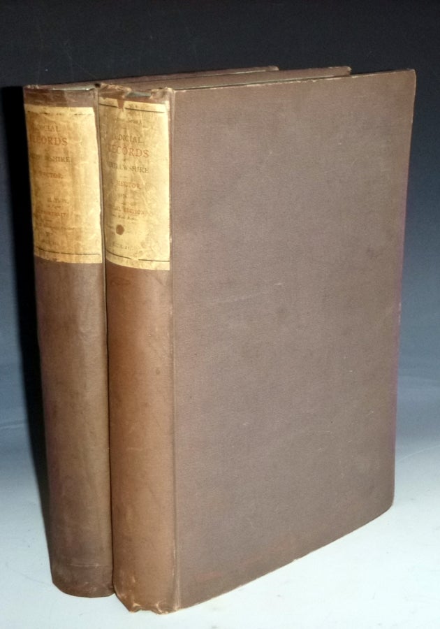 Item #028306 Selections from the Judicial Records of Renfrewshire: Illustrative of the Administration of the Laws in the County, and Manners and Condition of the Inhabitants (2 Volume Set Signed and limited)). William Hector.