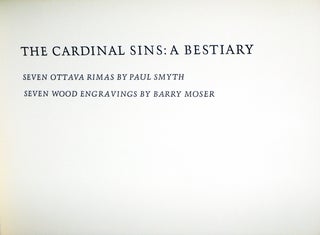The Cardinal Sins: A Bestiary