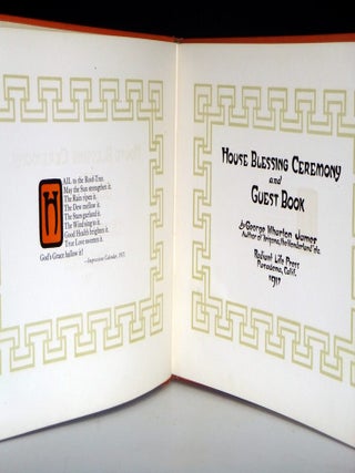 House Blessings and Guest Book