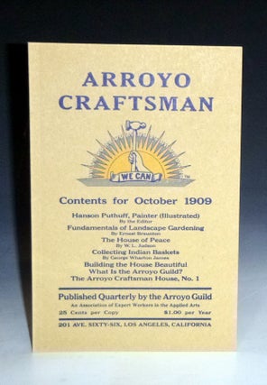 Item #028543 Arroyo Craftsman (October 1909) No. 1