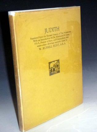 Item #028544 Judith: reprinted from the revised version of the Apocrypha with an introduction by...