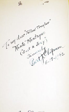 Hey Rube (Inscribed by the Author to Monte Montague)