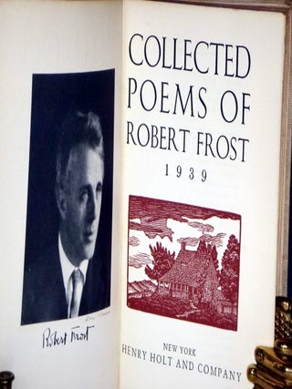 Collected Poems of Robert Frost (signed and with a manuscript poem)