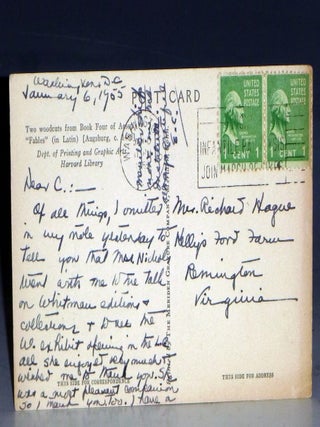 Collected Poems of Robert Frost (signed and with a manuscript poem)