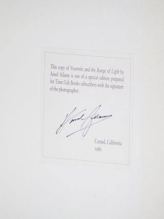 Yosemite and the Range of Light (signed)