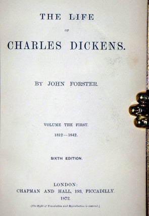 The Life of Charles Dickens (3 Volumes in Beautiful Tree Calf bindings)