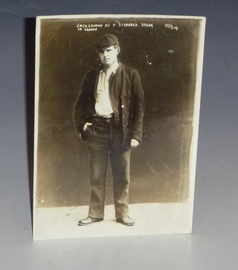 Item #028776 Photograph: Jack London as a Stranded Sailor, 190-. Jack London.