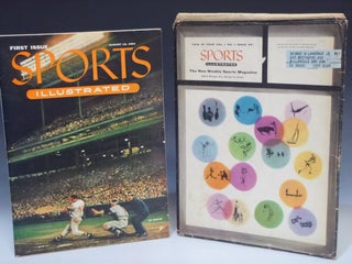 Item #028791 Sports Illustrated, Vol.1, No. 1(First Issue) with 6 Pages of Baseball Cards and...