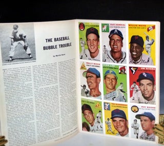 Sports Illustrated, Vol.1, No. 1(First Issue) with 6 Pages of Baseball Cards and Original Mailing Envelope