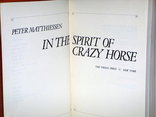 In the Spirit of Crazy Horse (signed By the Author on the Half-Title Page)