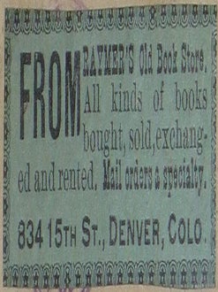The Rocky Mountain Directory and Colorado Gazetteer, for 1871 Comprising a Brief History of Colorado and a Condensed But Comprehensive Account of Its Mining, Agriculture, Commercial and Manufacturing Interests, Climatology, Inhabitants, .......