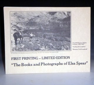 Item #028813 The Books and Photographs of Elsa Spear. Elsa Spear