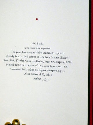 Carnage; a Gilded Age Birdbook; Tales from a Time That Shot at Everything.