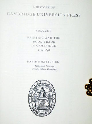 A History of the Cambridge University Press, (3 Volume Set