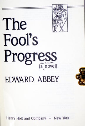 The Fool's Progress; an Honest Novel