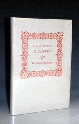Item #028893 Christopher Plantin & The Officina Plantiniana, A sketch by Saul Marks, and a...