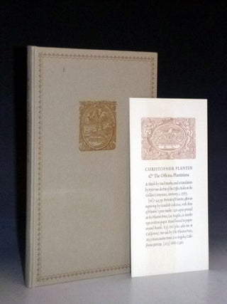 Christopher Plantin & The Officina Plantiniana, A sketch by Saul Marks, and a translation by Peter van der Pass of the Office Rules at the Golden Compasses Antwerp, c. 1563.