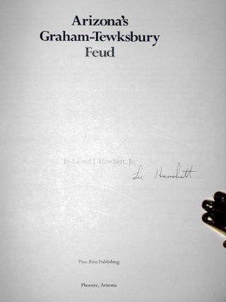 Arizona's Graham-Tewksbury Feud (signed, Limited edition)