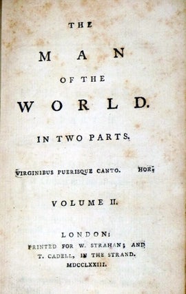 The Man of the World, in Two Parts (2 Volume set)