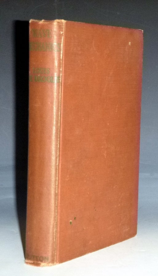 Item #028941 An Introduction to the Study of Wave with Fourteen Diagrams. Louis Victor Pierre Raymond De Broglie.