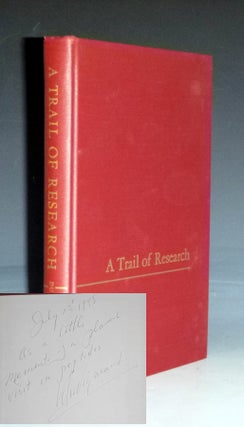 Item #028942 A Trail of Research in Sulfur Chemistry and Metabolism and Related Fields (signed...