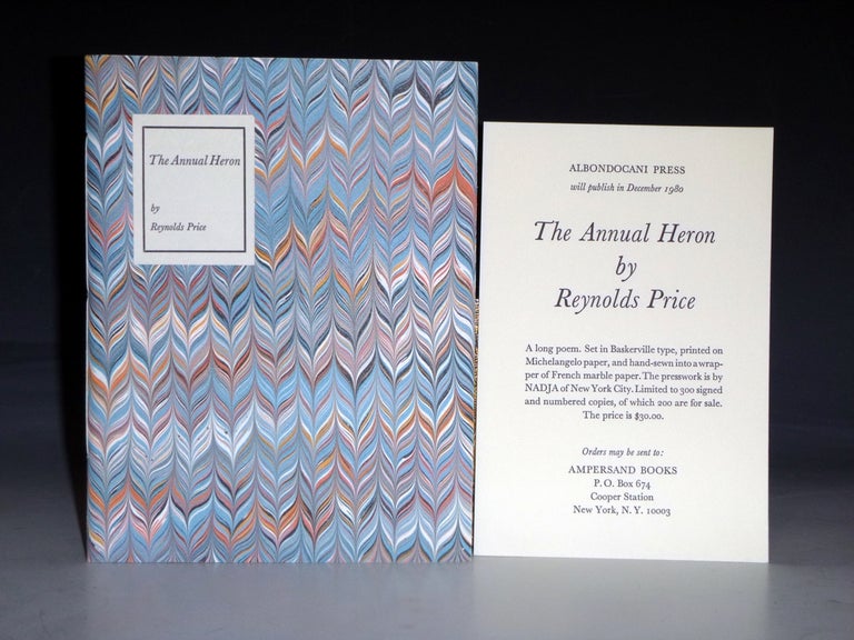 Item #028943 The Annual Heron. Reynolds Price.