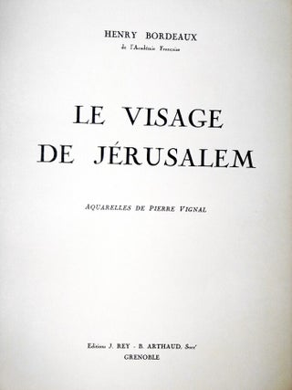 Le Visage De Jerusalem