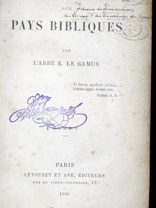 Notre Voyage Aux Pays Bibliques (3 Volume Set)