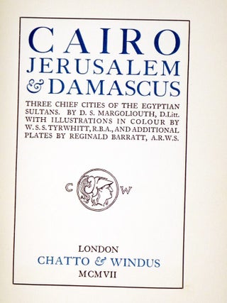 Cairo, Jerusalem and Damascus