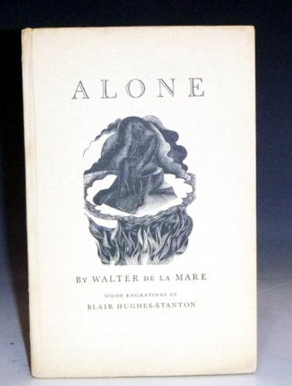 Item #028992 Alone. Walter De La Mare