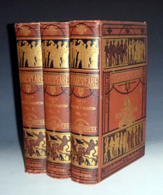 Item #029004 Pearson's Shakespeare (3 Volume set). William Shakespeare, Howard Staunton, John...