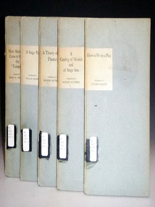Item #029011 Publications of the Dramatic Museum of Columbia University in the City of New York,...