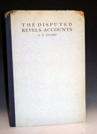 Item #029026 The Disputed Revels Accounts; Reproduced in Collotype Facsimile with a Paper Read...