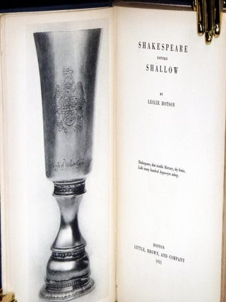 Shakespeare Versus Shallow