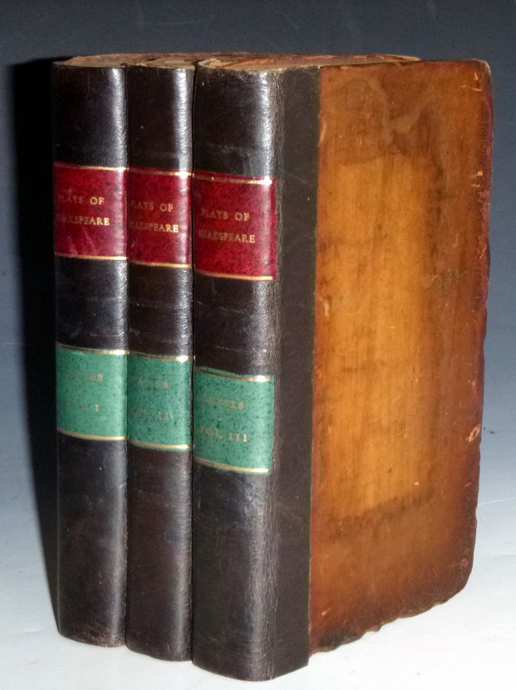 Item #029051 Dramatic Miscellanies [sic]; Consisting of Critical Observations on Several Plays of Shakespeare; with a Review of His Principal Characters, and Those of Various Eminent Writers, as Represented By Mr. Garrick and Other Celebrated Comedians (3 Volume set). Thomas Davies.