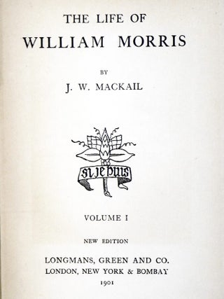 The Life of William Morris (2 Volume set)